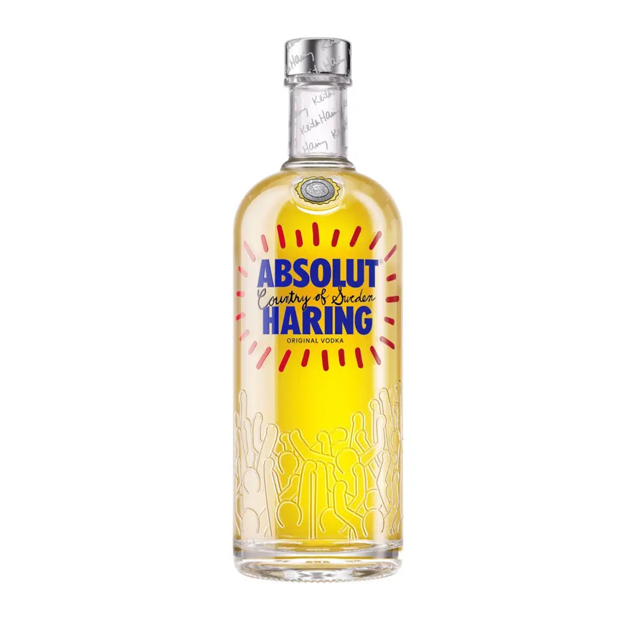 Absolut  NON FLAVOURED Blue Haring Artist Edition 1000 ml