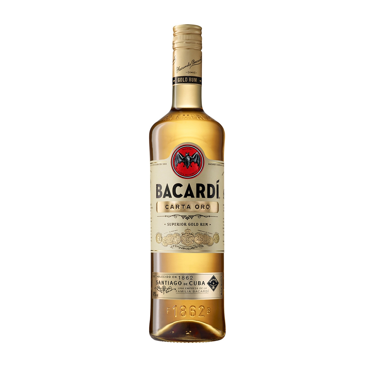 Bacardi  GOLD RUM Carta Oro 1000 ml