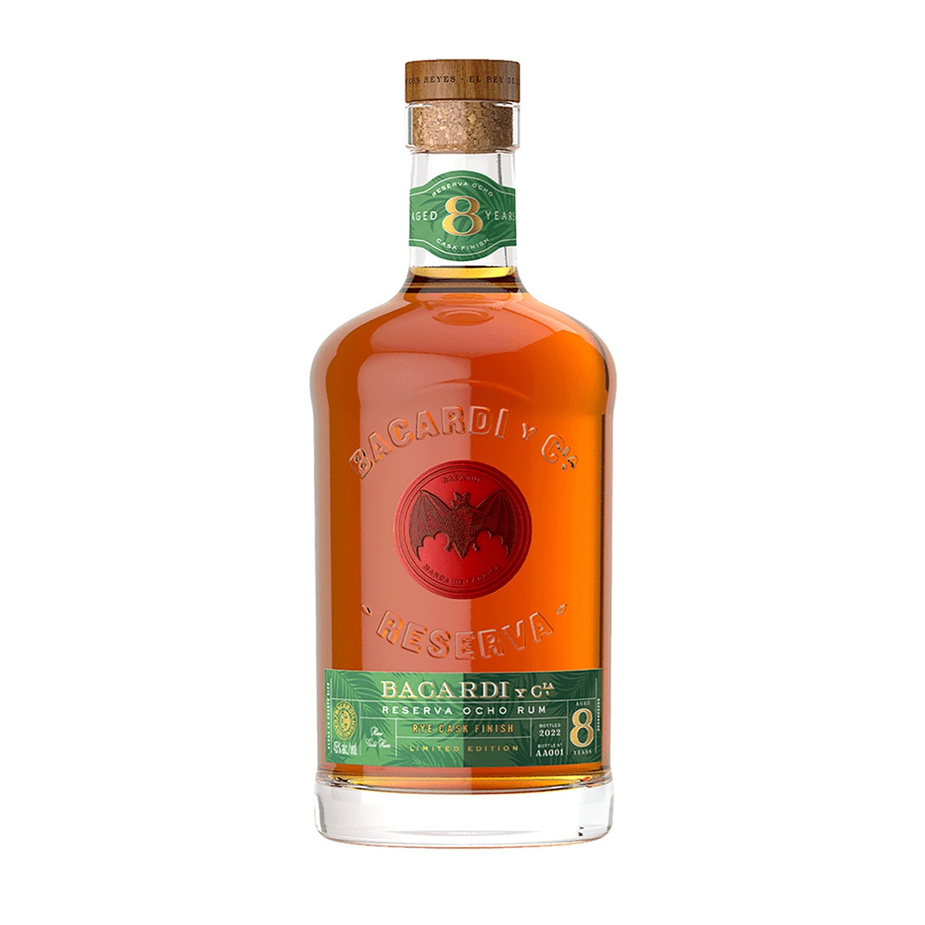 Bacardi  VINTAGE RUM Reserva Ocho Rye Cask 1000 ml