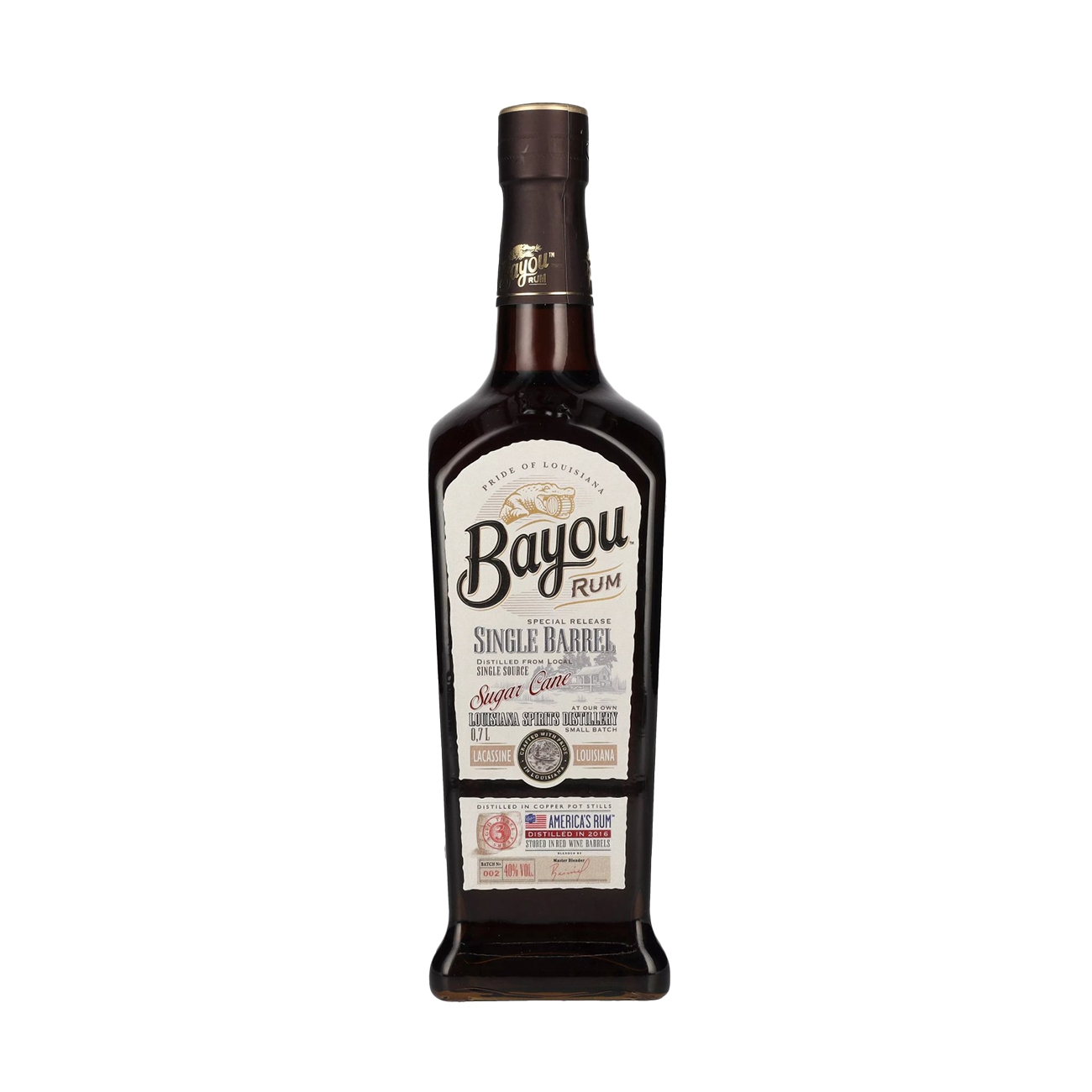 Bayou PREMIUM AGED RUM Single Barrel Batch No. 2 700 ml