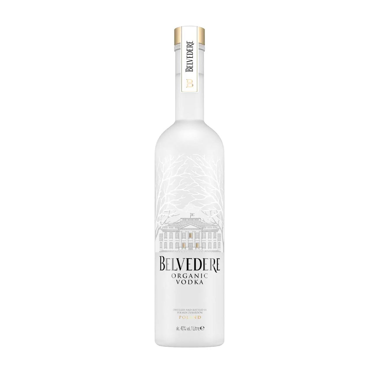Belvedere NON FLAVOURED Organic Vodka 1000 ml