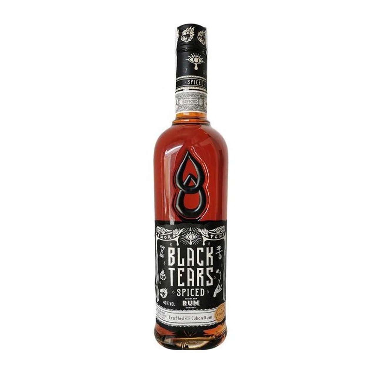 Black Tears FLAVOURED AND SPICED RUM Spiced Rum 1000 ml