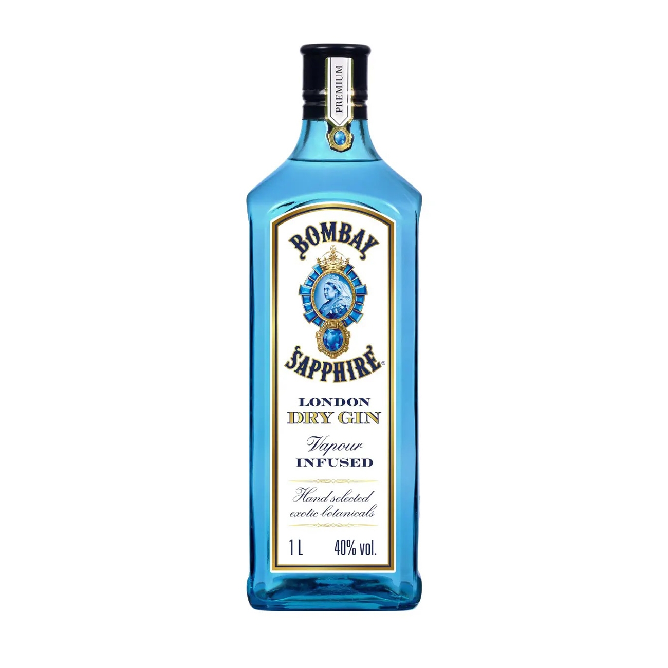 Bombay Sapphire LONDON DRY GIN London Dry Gin 1000 ml