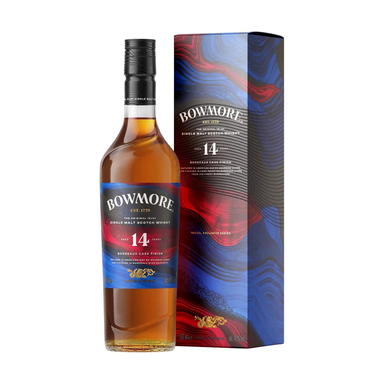 Bowmore  SINGLE MALT 14 Years Old Bordeaux Wine Cask Finish 700 ml