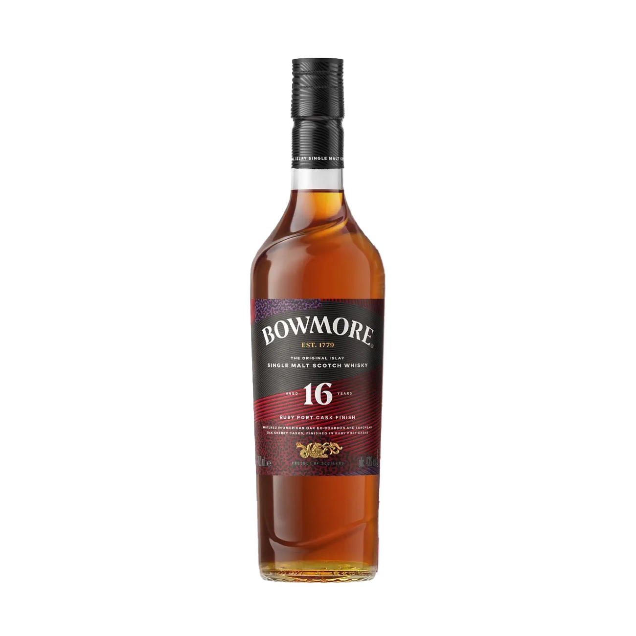 Bowmore  SINGLE MALT 16 Years Old Old Ruby Port Cask Finish 700 ml