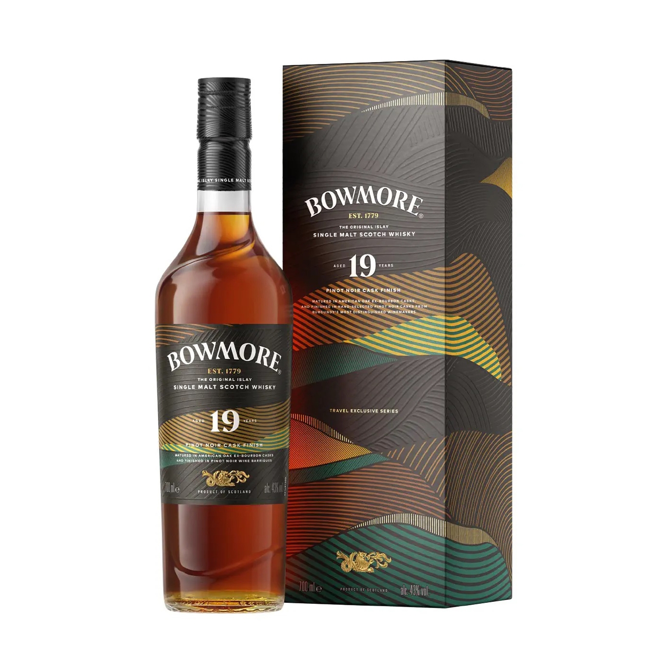 Bowmore  SINGLE MALT 19 Years Old Pinot Noir Cask Finish 700 ml