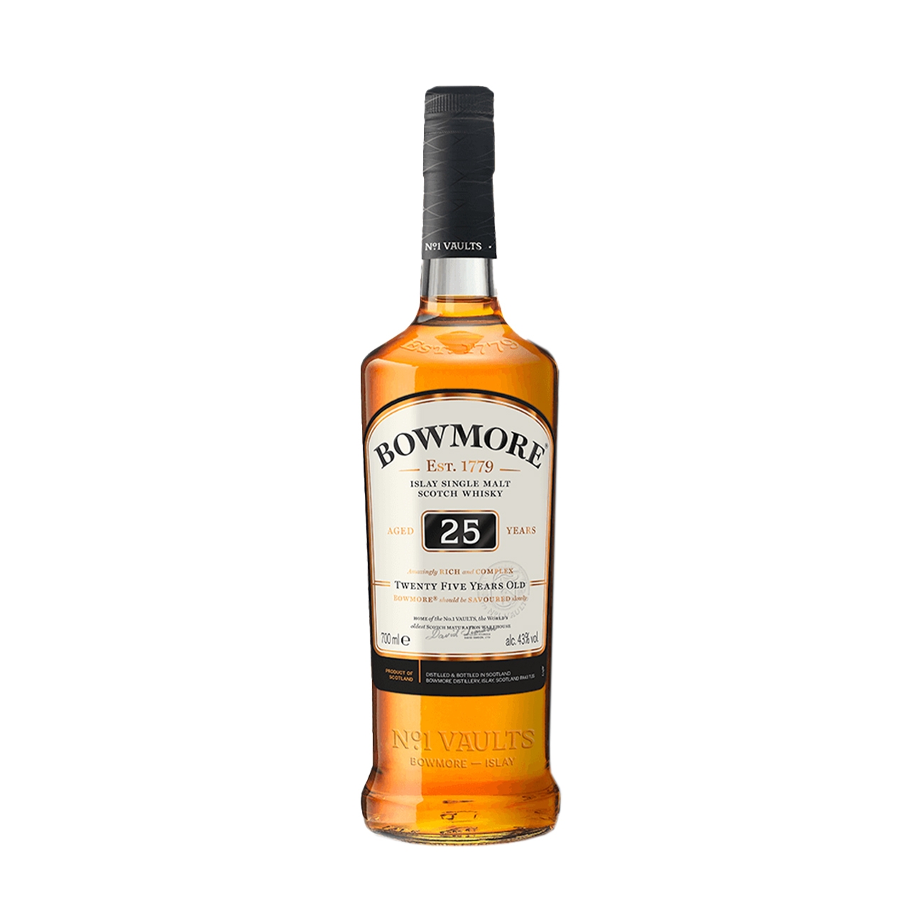 Bowmore  SINGLE MALT 25 Years Old Islay Scotch Whisky 700 ml