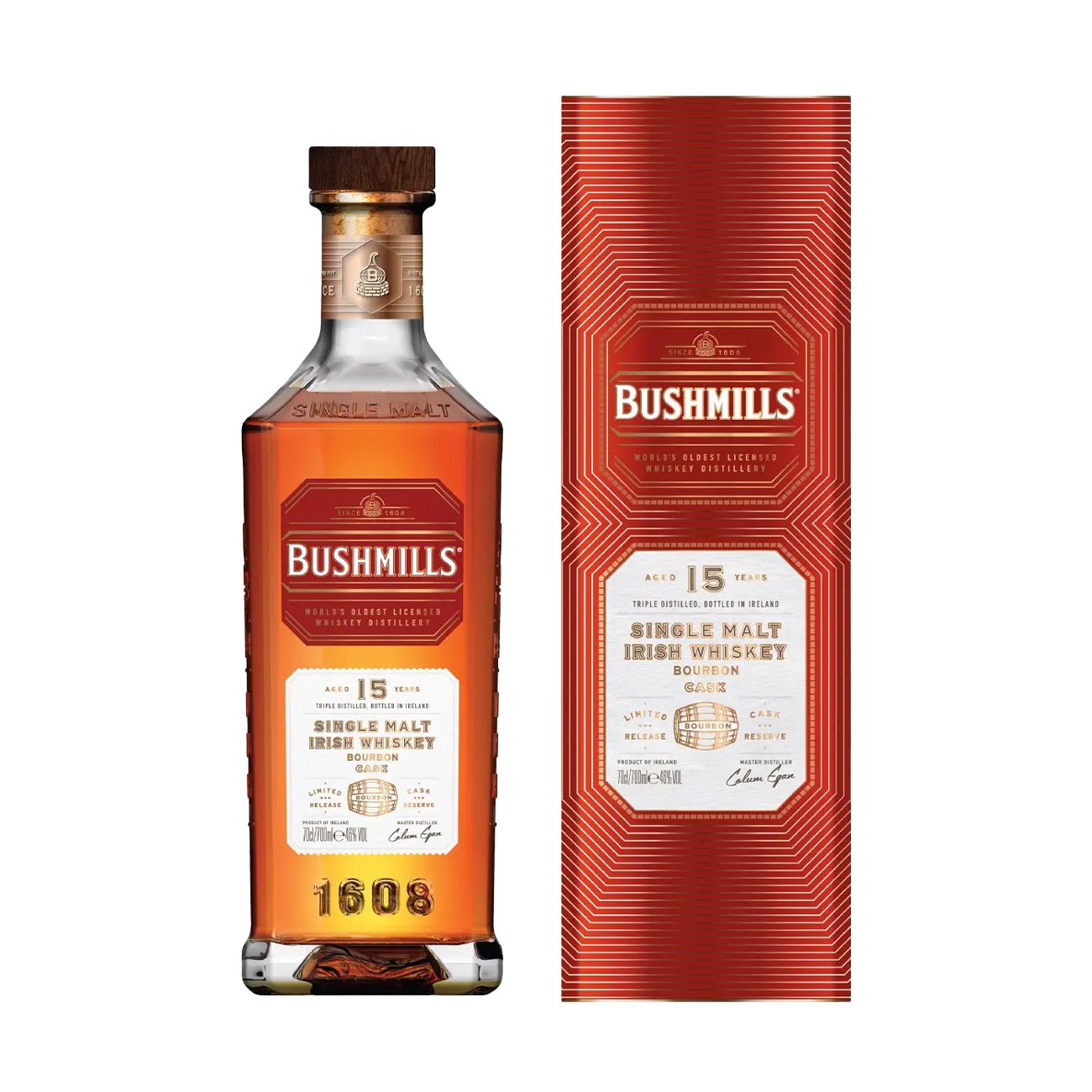 Bushmills  SINGLE MALT 15 Years Old  700 ml