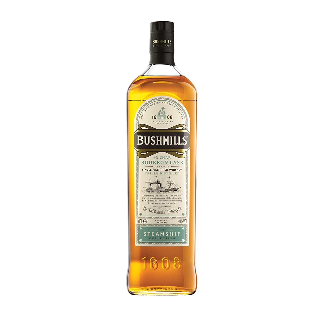 Bushmills  SINGLE MALT Steamship Collection Bourbon Cask 1000 ml