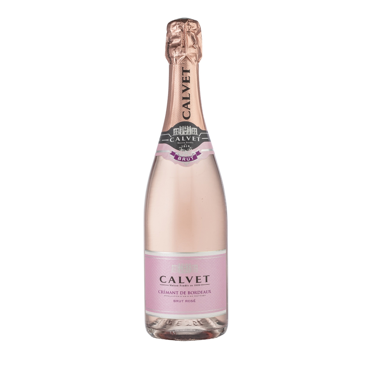 Calvet BRUT Cremant De Bordeaux Brut Rose 750 ml