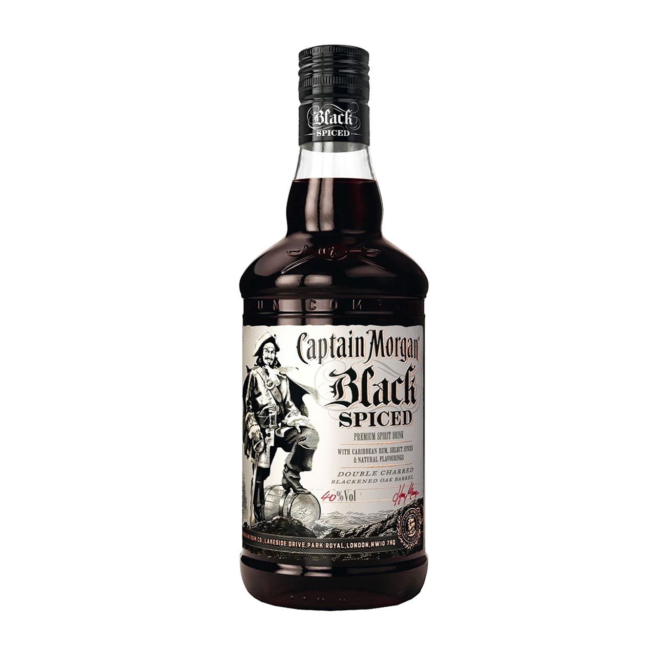 Captain Morgan  BLACK RUM Black Spiced 1000 ml