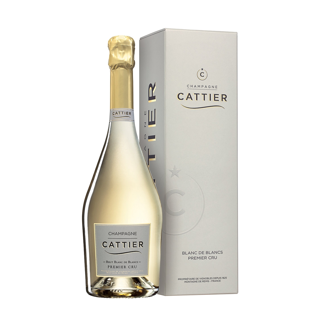 Champagne Cattier BRUT Blanc De Blancs Premier Cru 750 ml