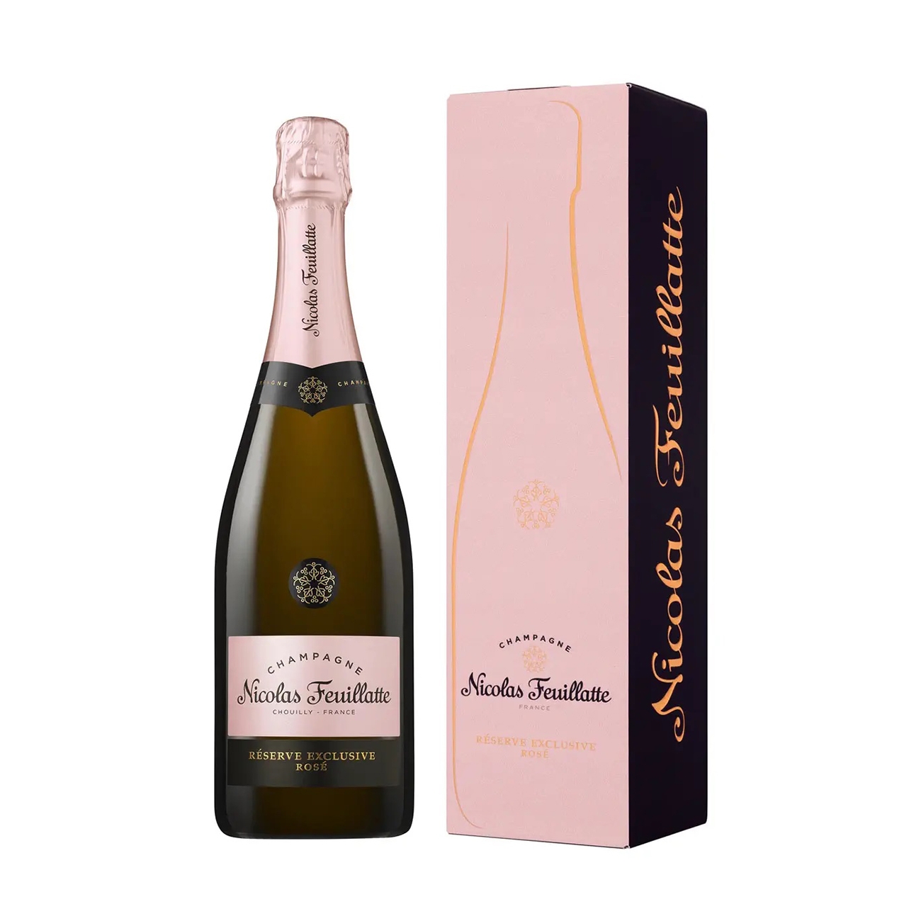 Champagne Nicolas Feuillatte BRUT Reserve Exclusive Rose  750 ml