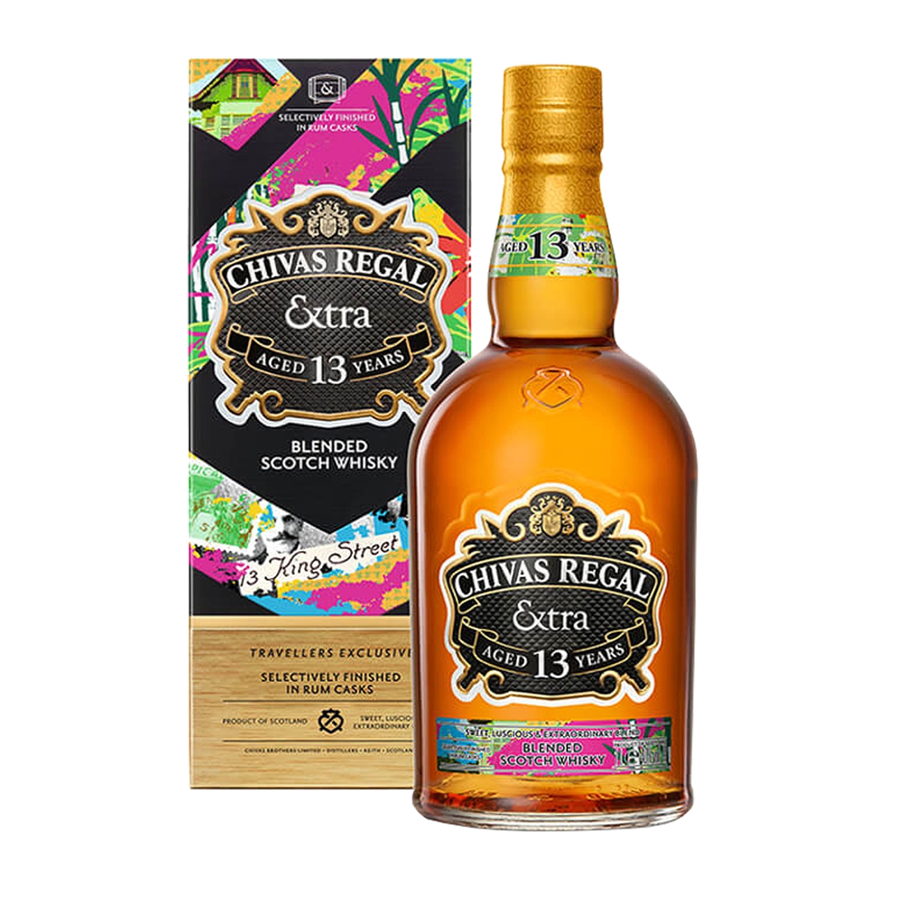 Chivas Regal  BLENDED SCOTCH 13 Year Old Rum Cask 1000 ml