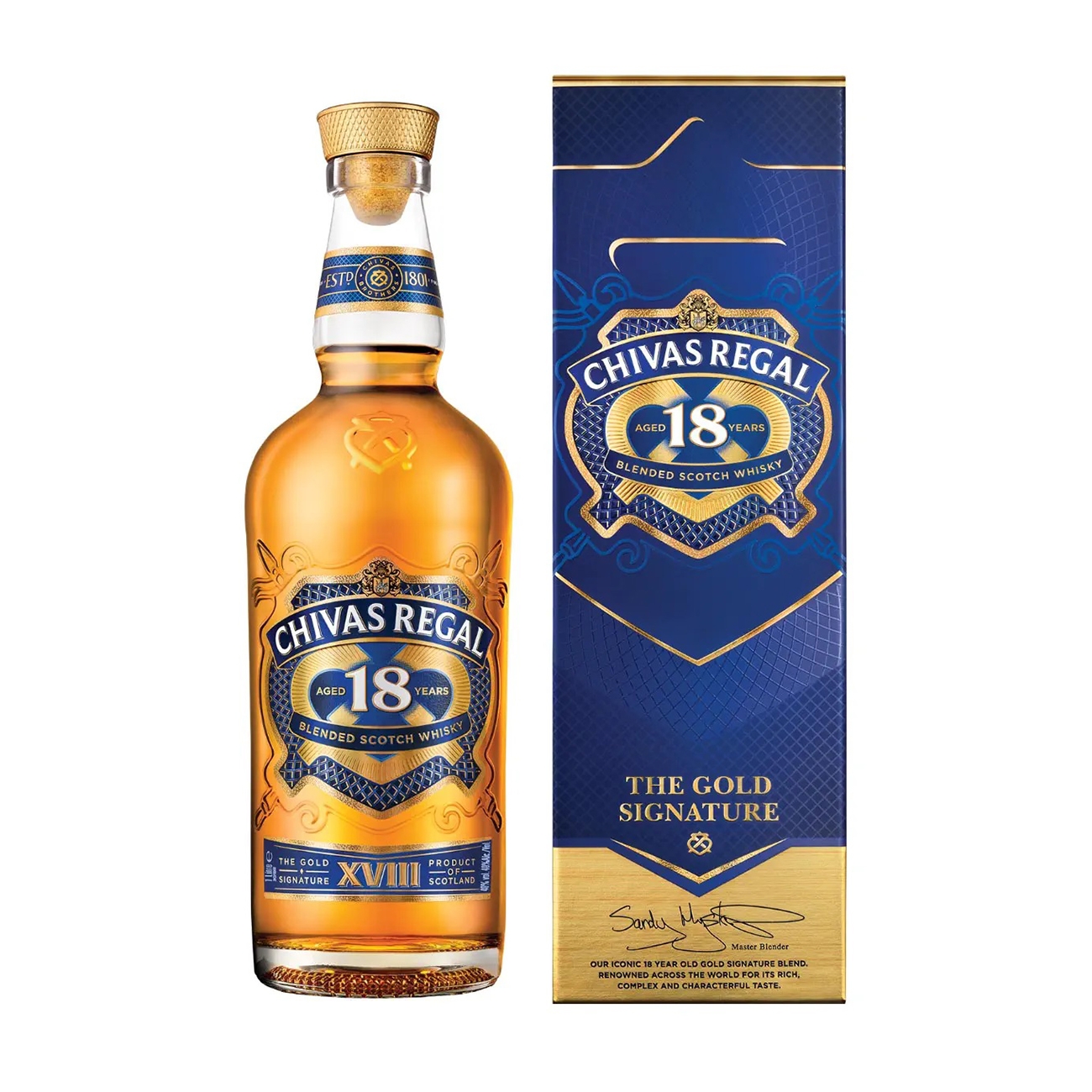 Chivas Regal  BLENDED SCOTCH 18 Years Old 1000 ml