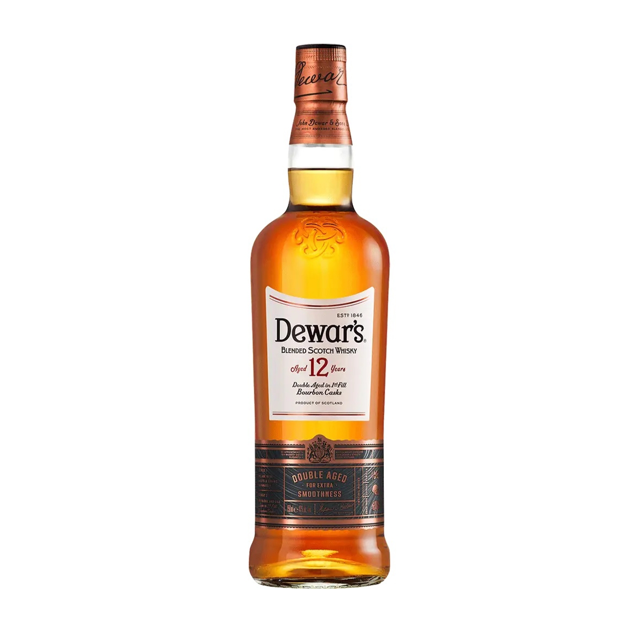 Dewar's  BLENDED SCOTCH 12 Year Old 1000 ml