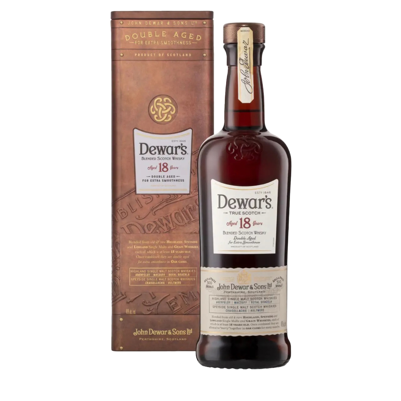 Dewar's  BLENDED SCOTCH 18 Year Old 1000 ml