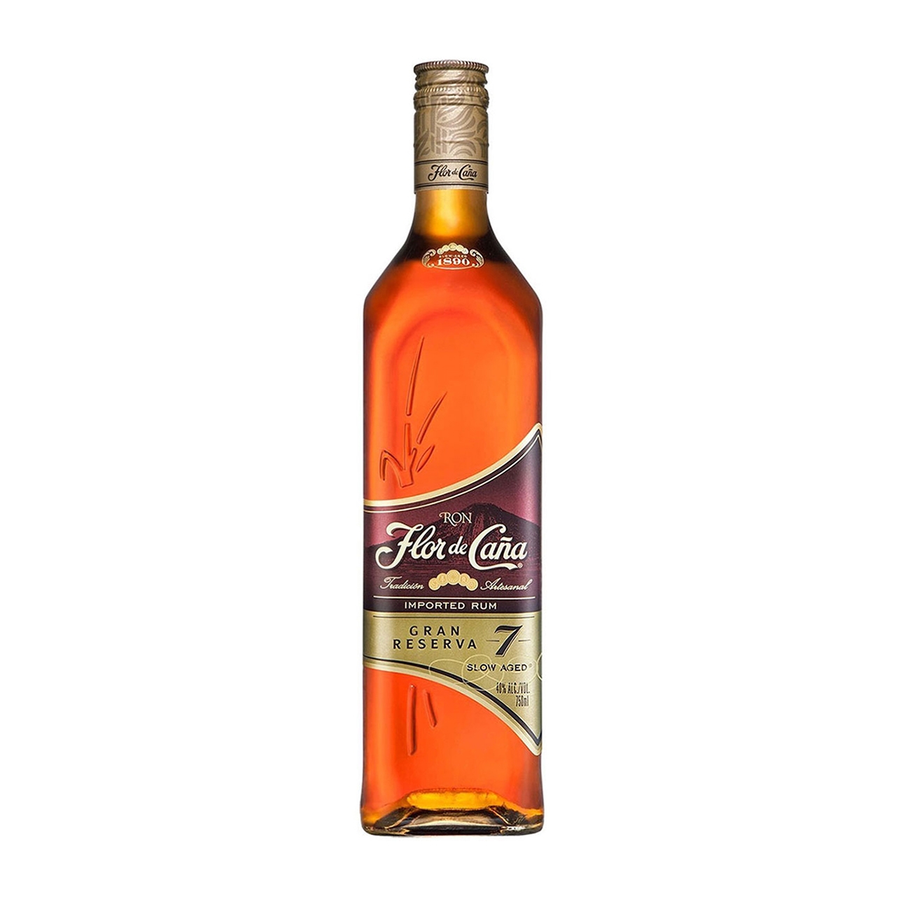 Flor de Cana DARK RUM Gran Reserva Rum 7 Year Old 1000 ml