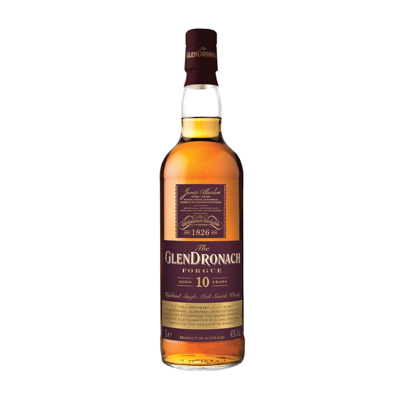 GlenDronach SINGLE MALT Forgue 10 Year Old 1000 ml