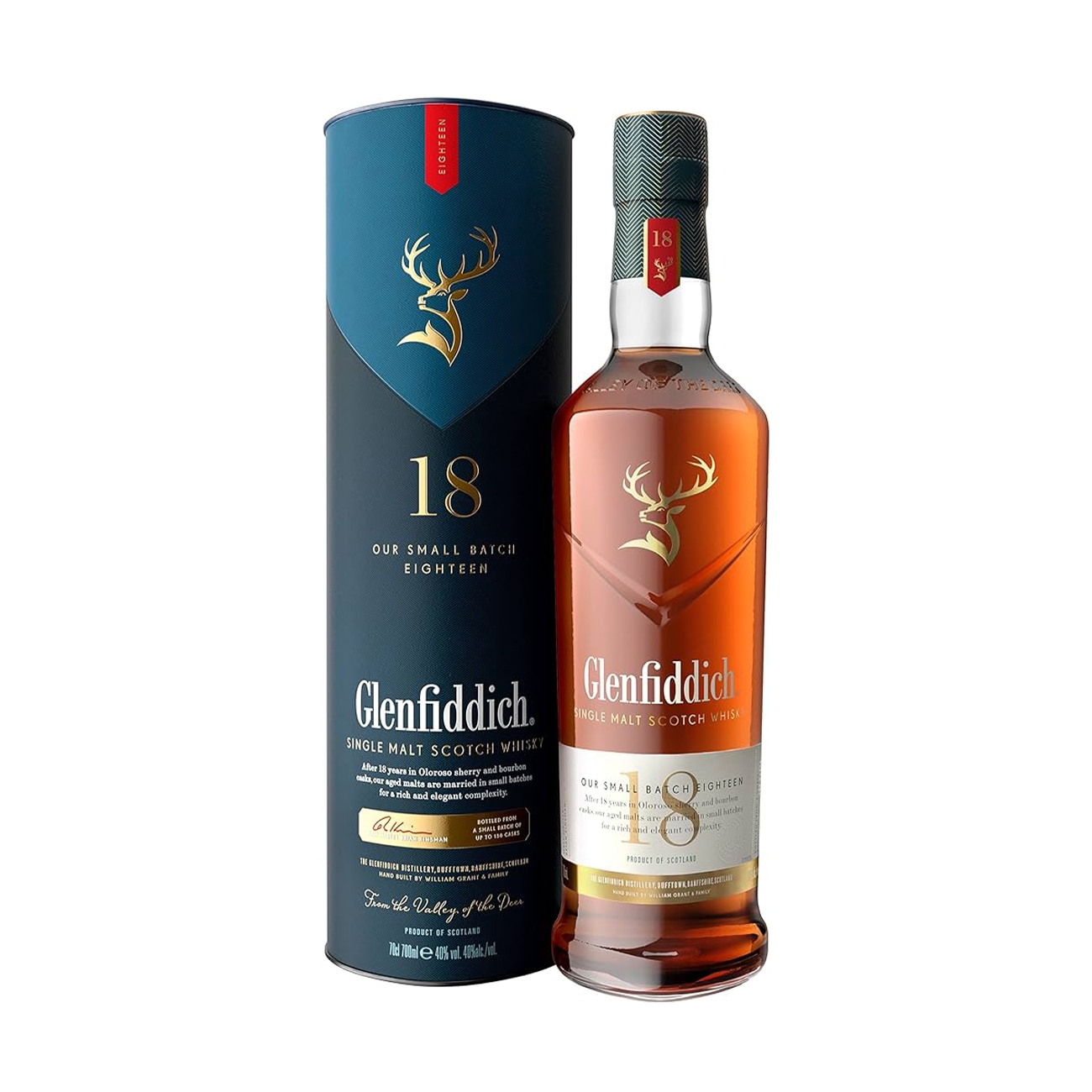 Glenfiddich  SINGLE MALT 18 Years Old Scotch Whisky 700 ml