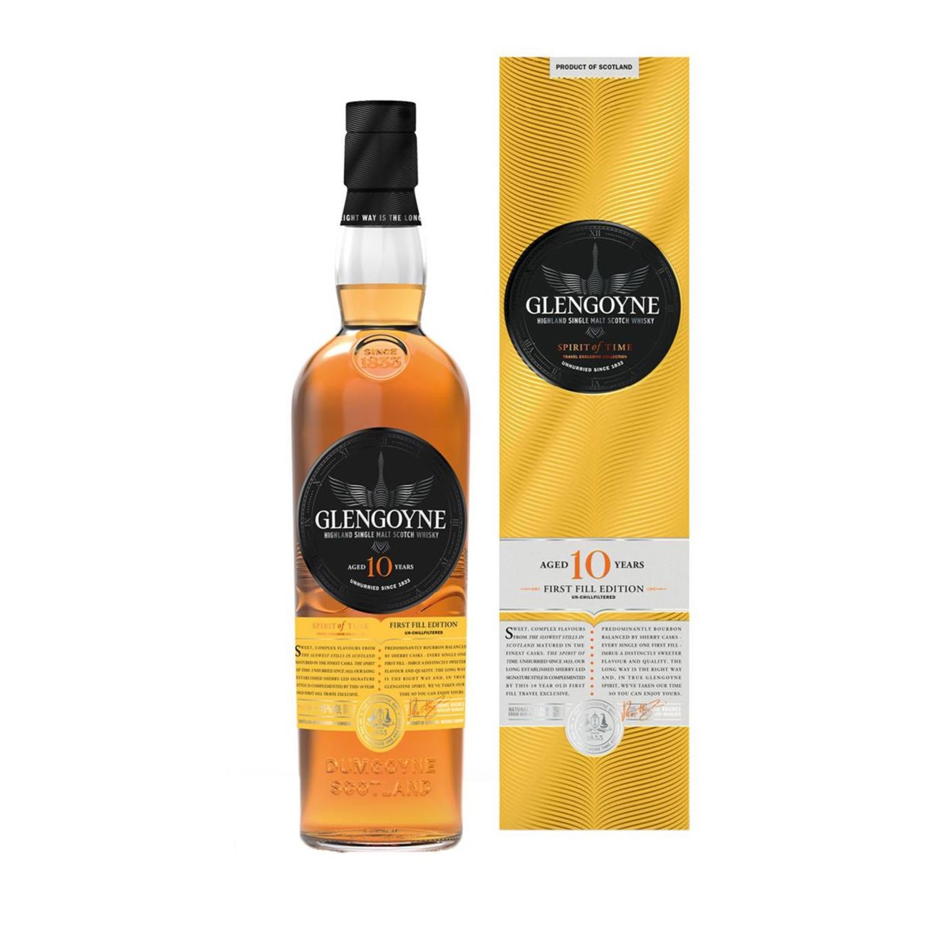 Glengoyne SINGLE MALT 10 Years Old First Fill Edition 1000 ml