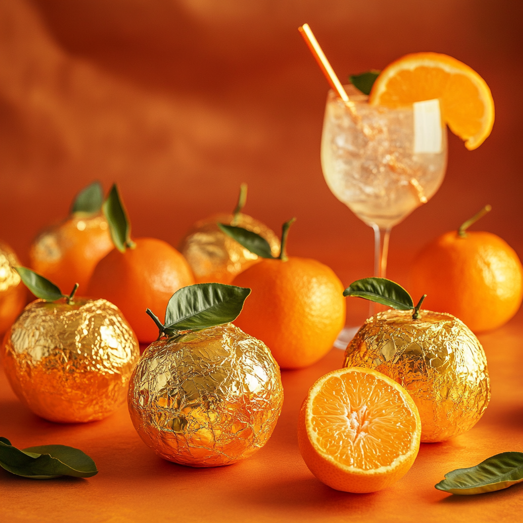 Gold 999.9 FLAVOURED GIN Tangerine Gin 1000 ml