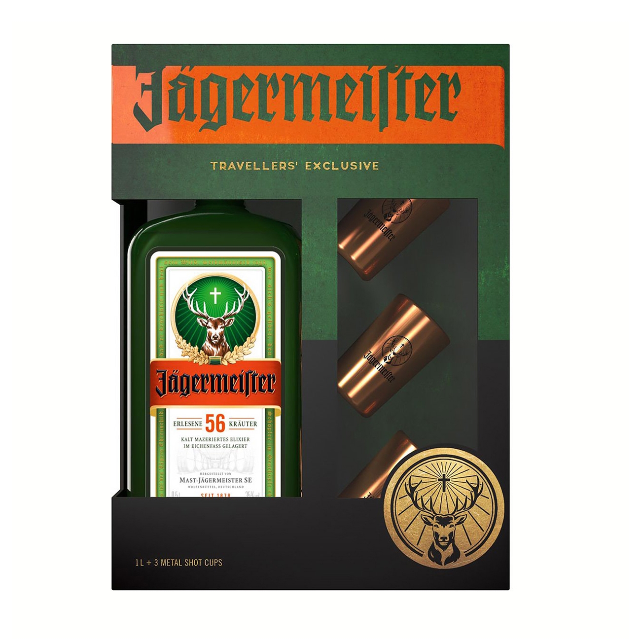 Jagermeister  BITTER Jagermeister Set 1000 ml