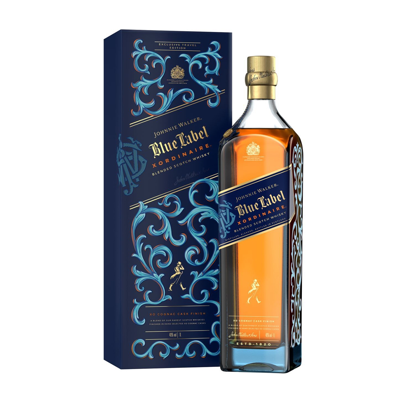 Johnnie Walker  BLENDED SCOTCH Blue Label Xordinaire 1000 ml