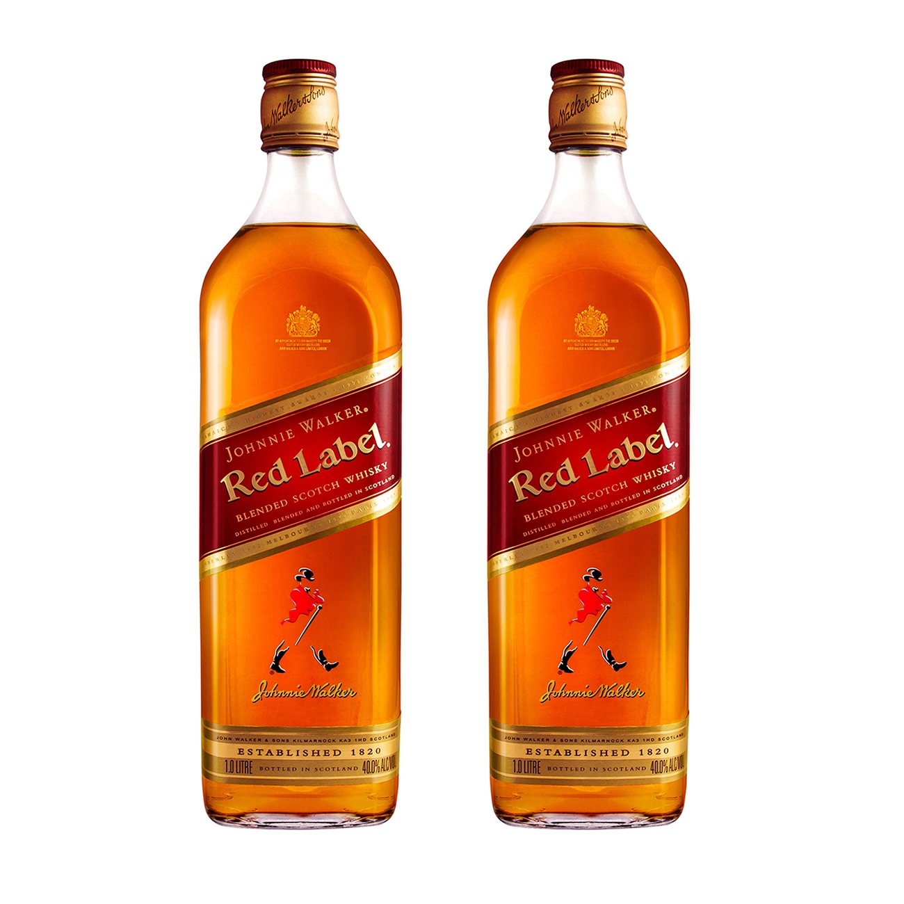 Johnnie Walker  BLENDED SCOTCH Red Label Twinpack 2000 ml