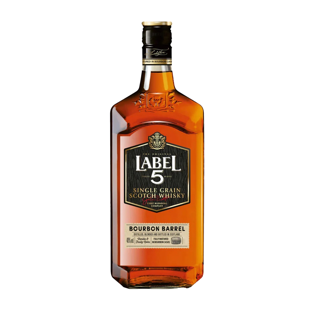 Label 5 SINGLE GRAIN Single Grain Bourbon Barrel 1000 ml