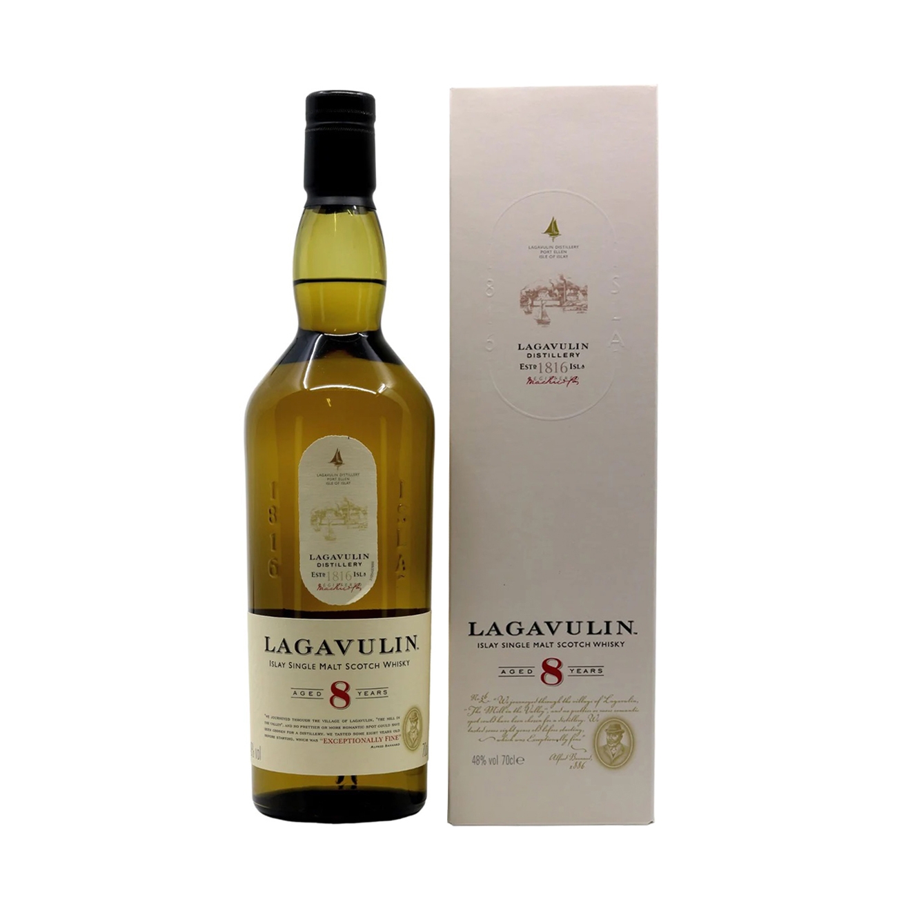 LAGAVULIN SINGLE MALT 8 Year Old Islay Single Malt 700 ml