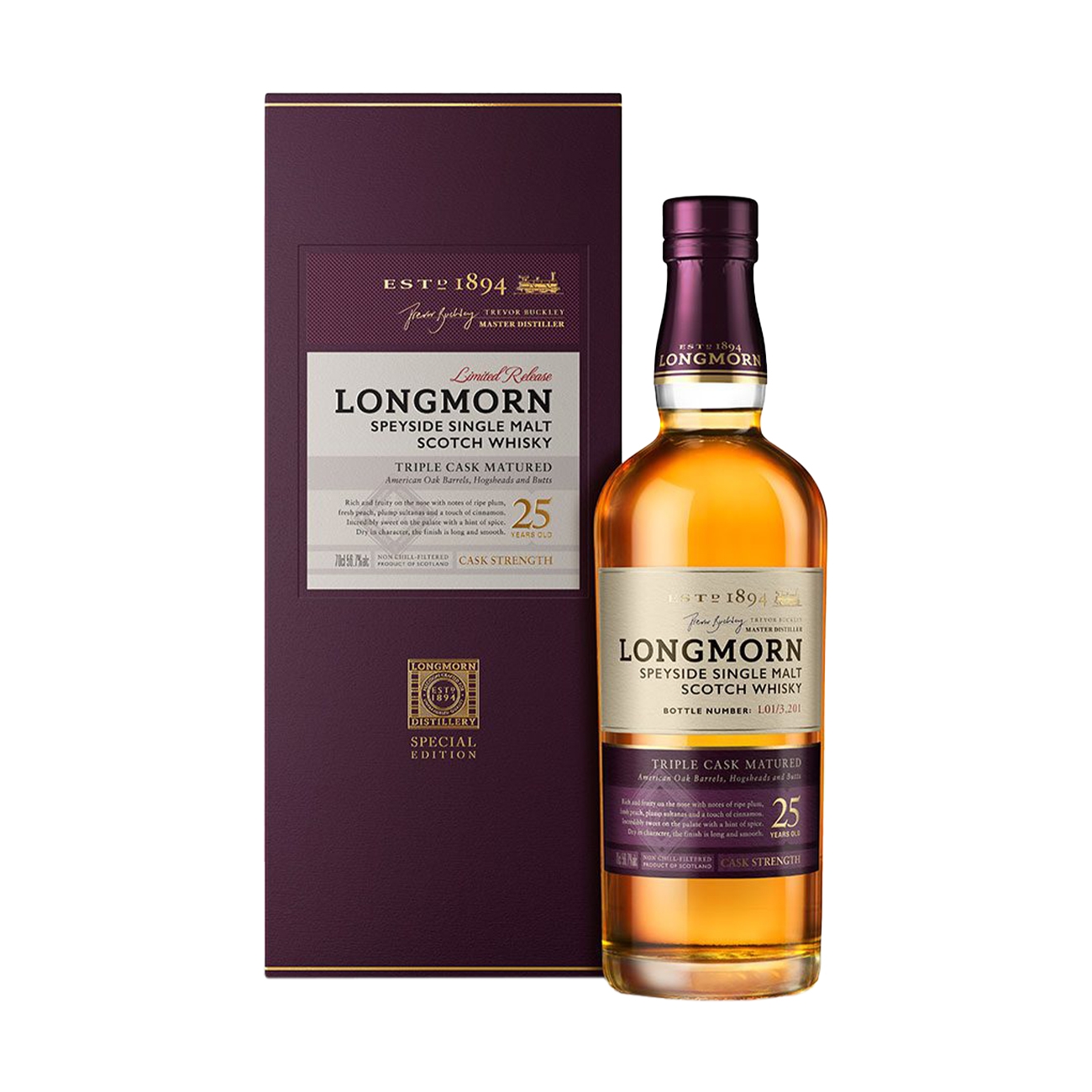 Longmorn SINGLE MALT 25 Years Old Secret Speyside Edition 700 ml