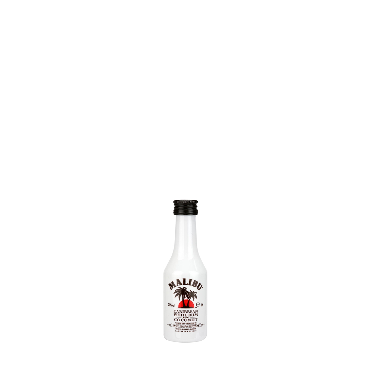 Malibu  RUM Caribbean White Rum With Coconut  50 ml