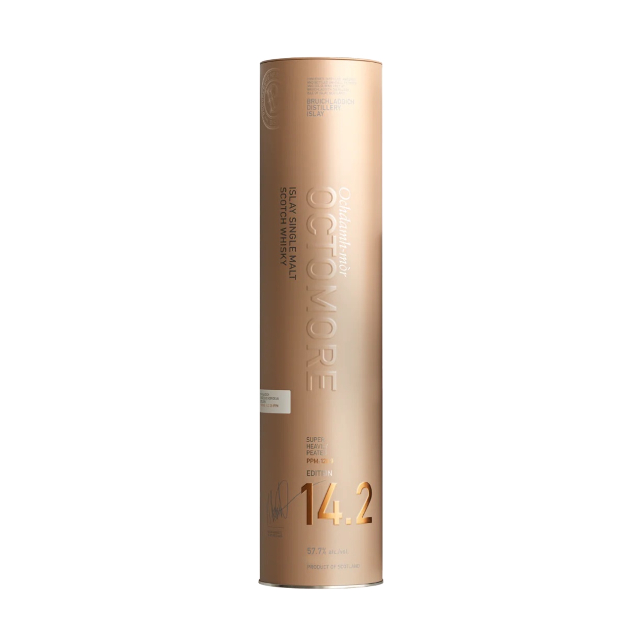 Octomore SINGLE MALT Edition 14.2 Peated Islay Scotch 700 ml