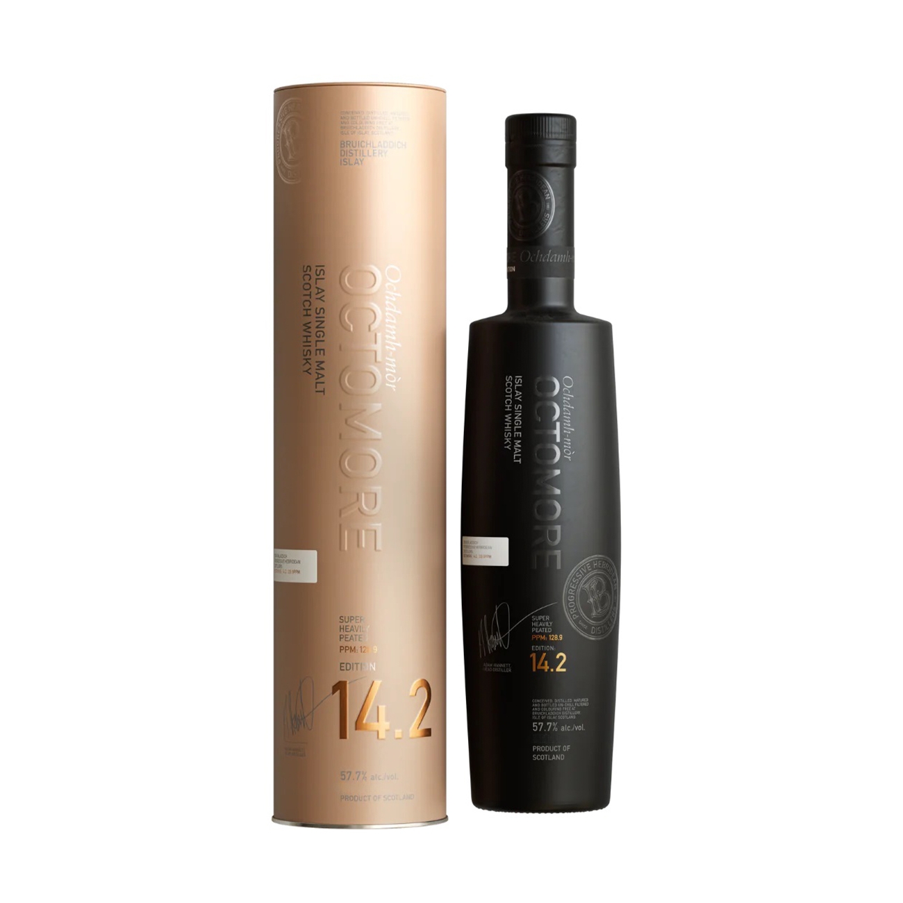 Octomore SINGLE MALT Edition 14.2 Peated Islay Scotch 700 ml