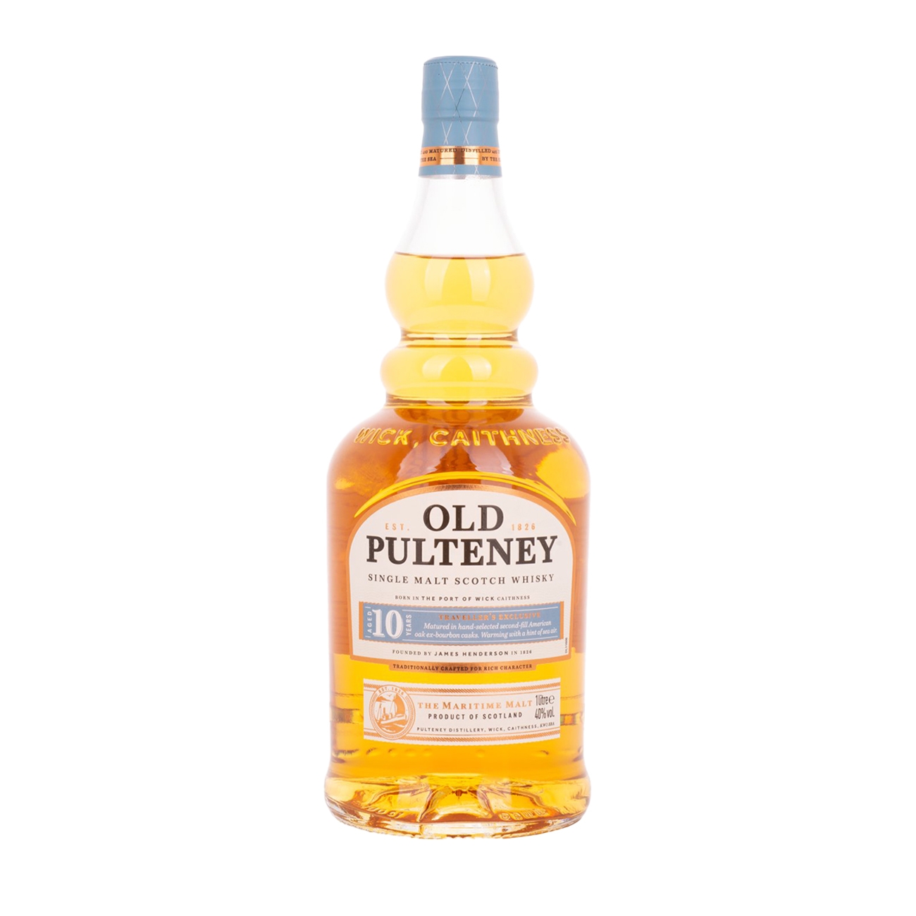 Old Pulteney SINGLE MALT 10 Years Old Scotch Whisky 1000 ml