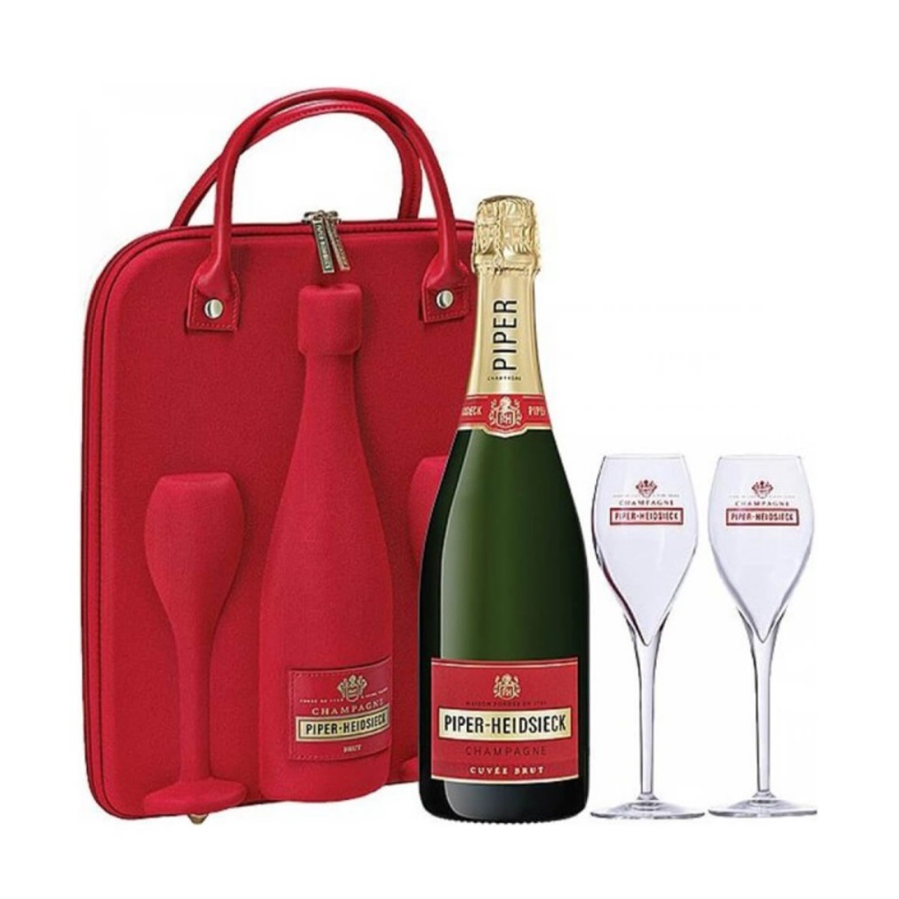 Piper-Heidsieck BRUT Cuvee Brut Champagne Travel Set 750 ml