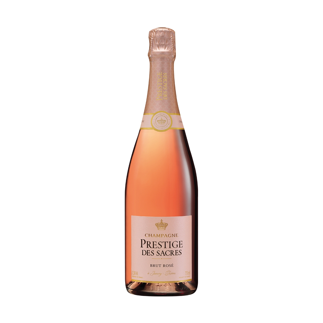 Prestige Des Sacres BRUT Brut Rose Champagne  750 ml