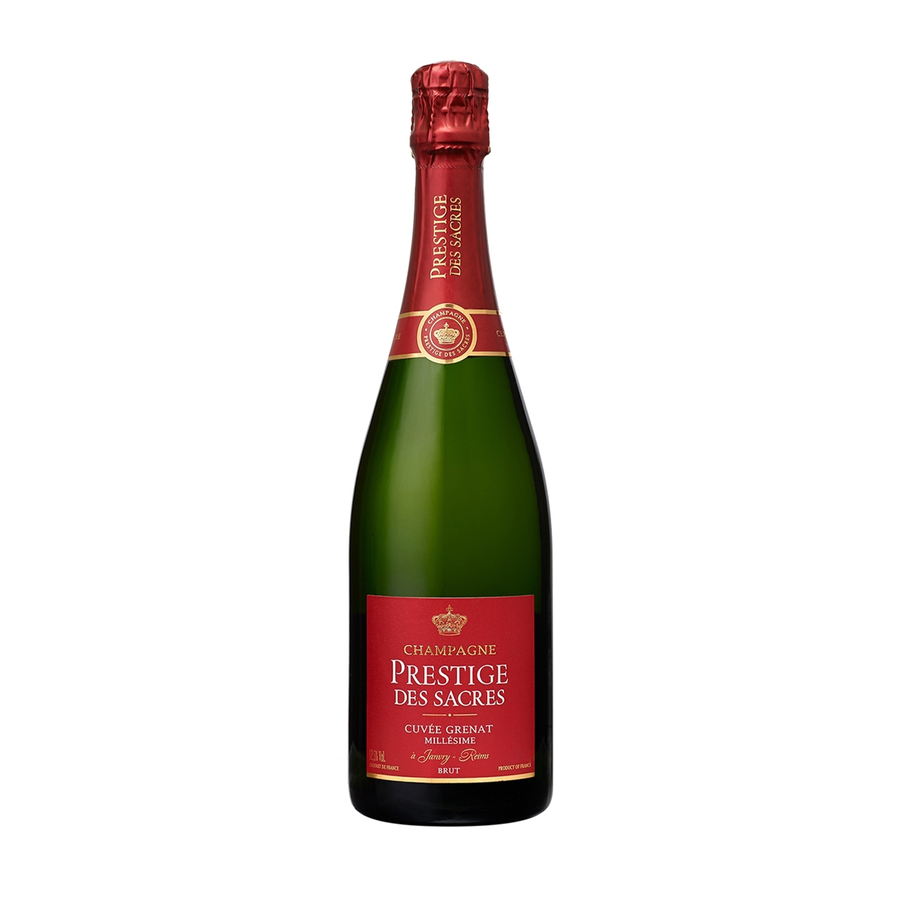 Prestige Des Sacres BRUT Cuvée Grenat Millésime 2014 Champagne 1500 ml