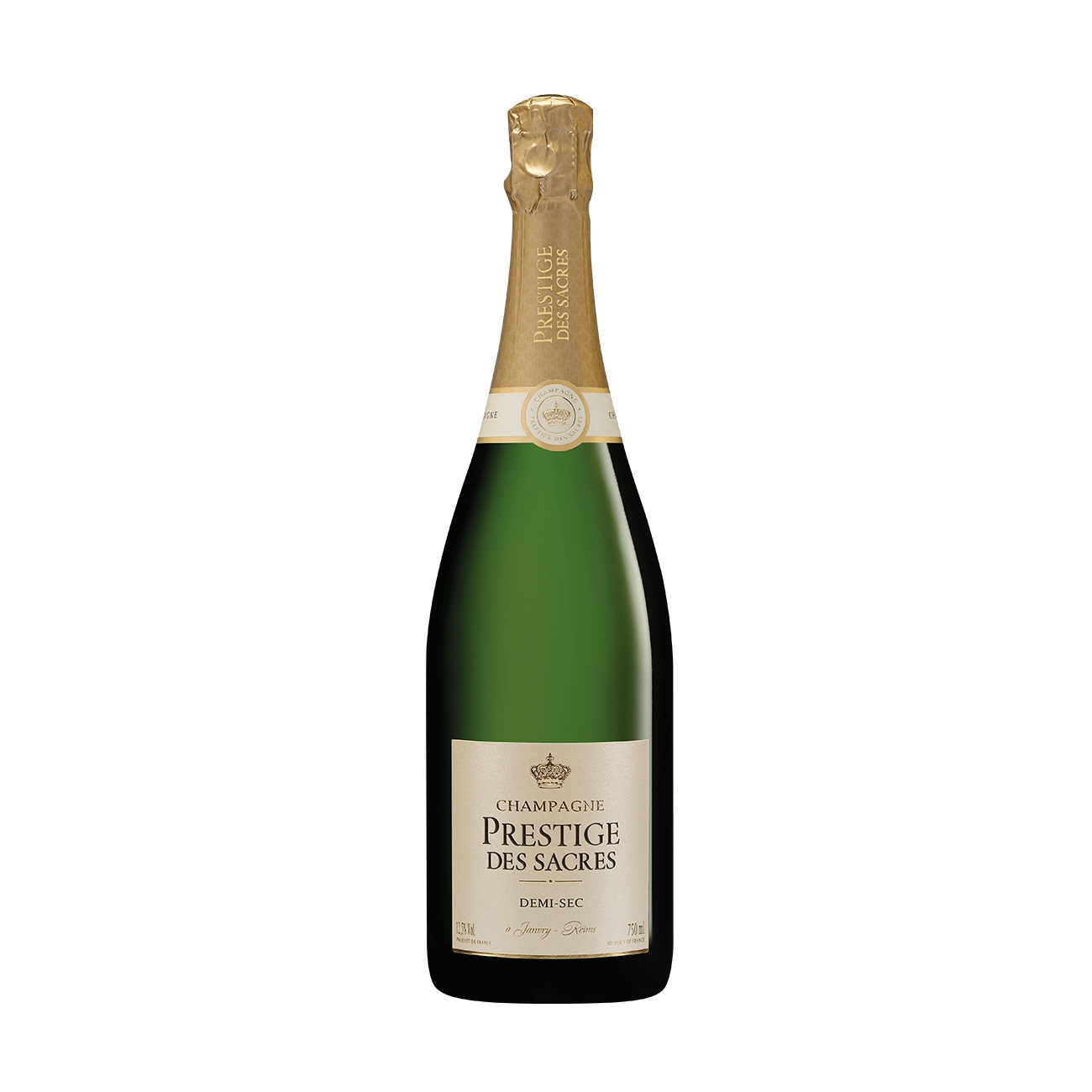 Prestige Des Sacres SEMY DRY Demi-Sec Champagne  750 ml