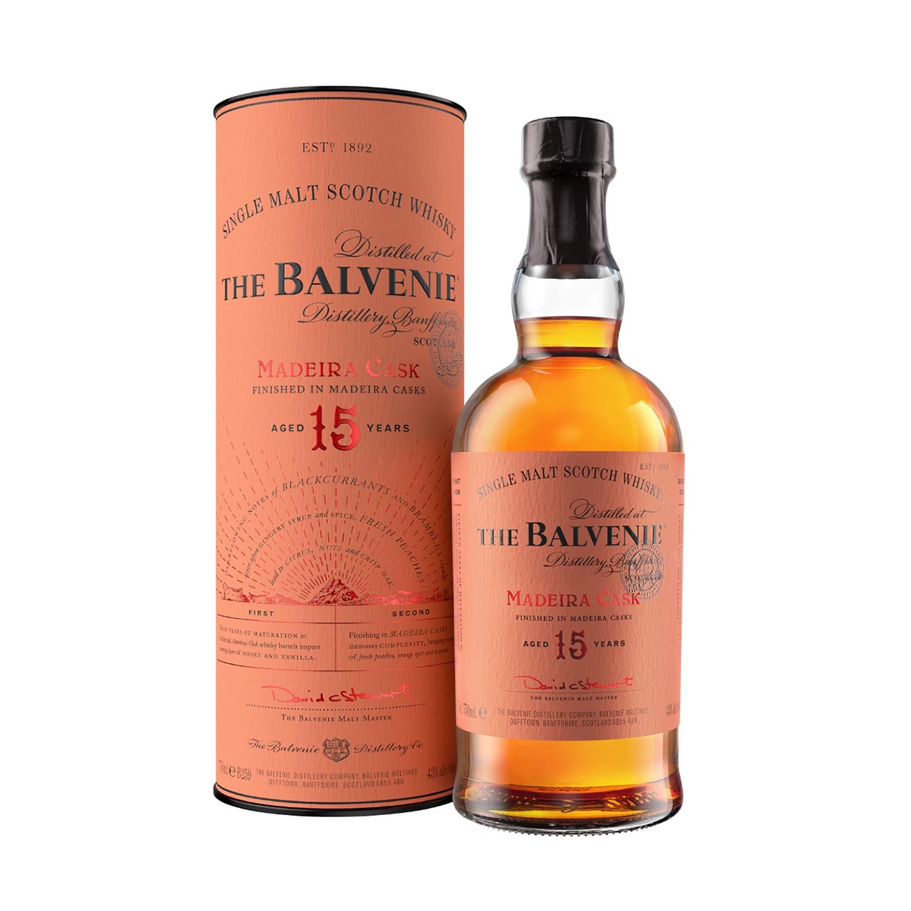 The Balvenie SINGLE MALT Madeira Cask 15 Year Old 700 ml