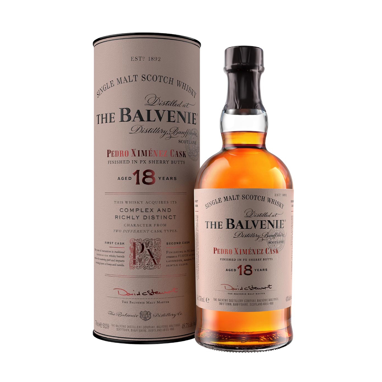 The Balvenie SINGLE MALT Pedro Ximenez Cask 18 Year Old 700 ml