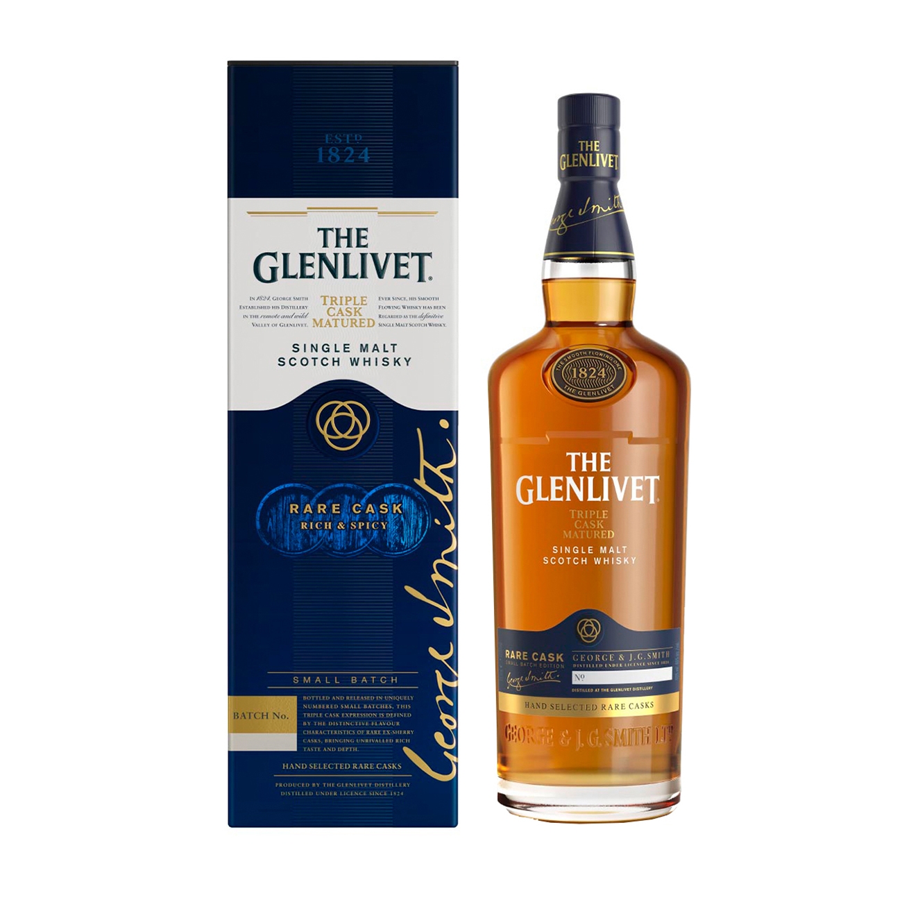 The Glenlivet SINGLE MALT Triple Cask Matured Rare Cask 1000 ml