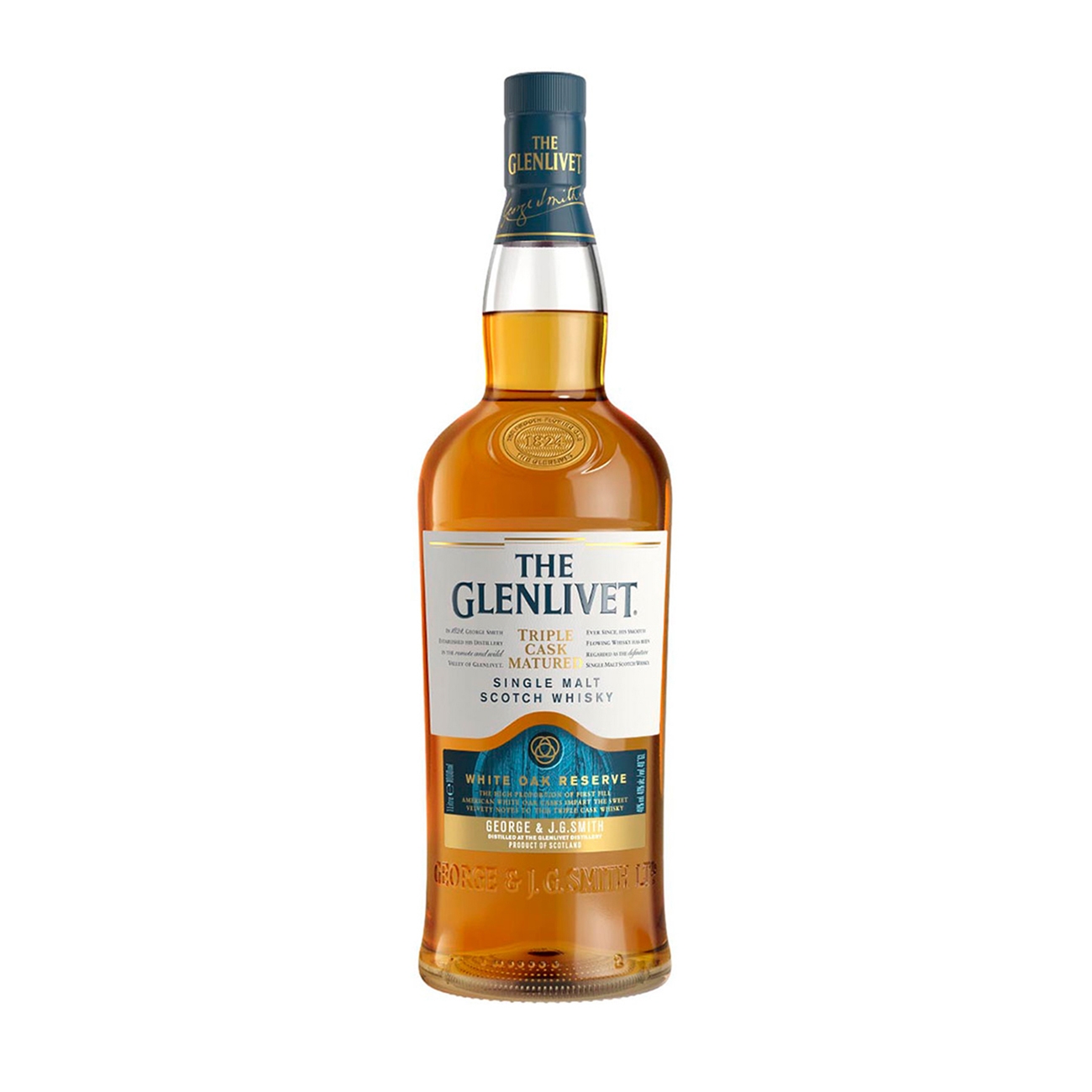 The Glenlivet SINGLE MALT Triple Cask Matured White Oak 1000 ml