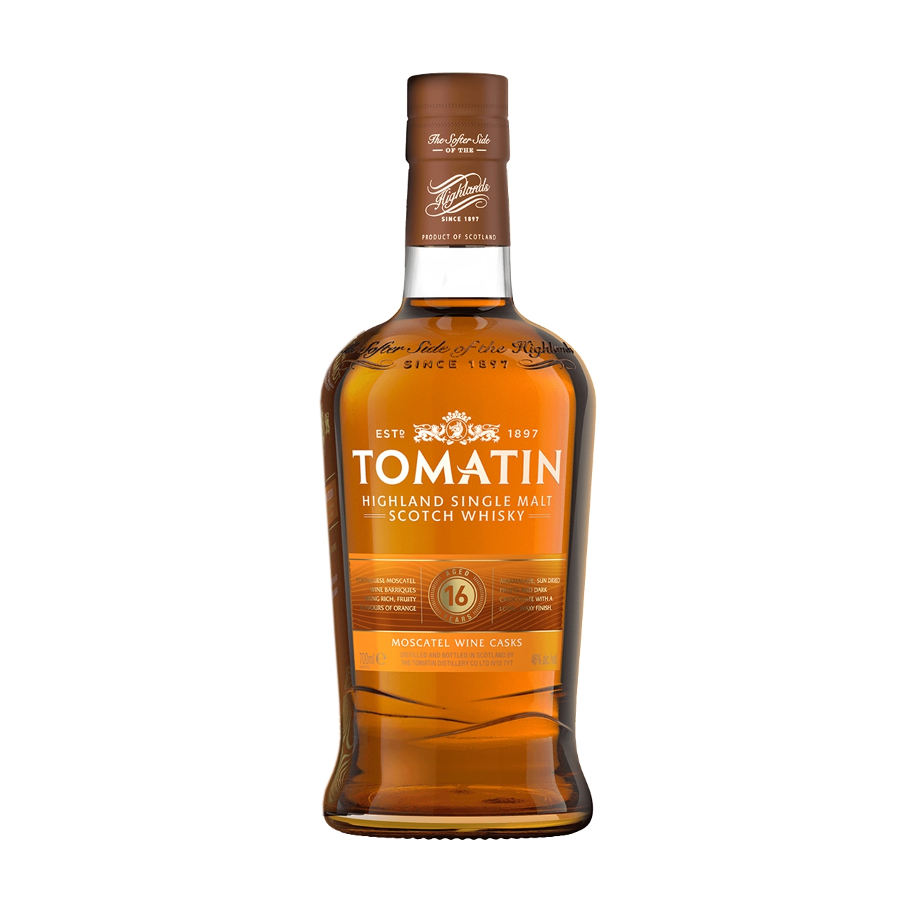 Tomatin SINGLE MALT 16 Years Old Moscatel Wine Barriques 700 ml