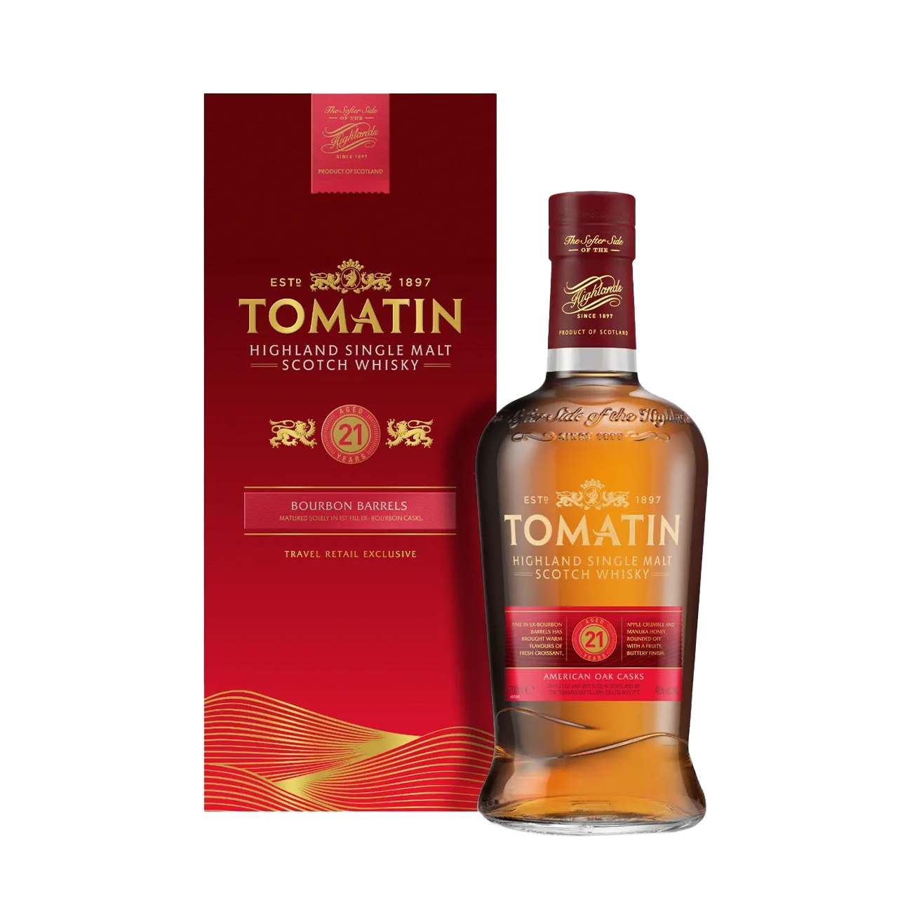 Tomatin SINGLE MALT 21 Years Old 700 ml