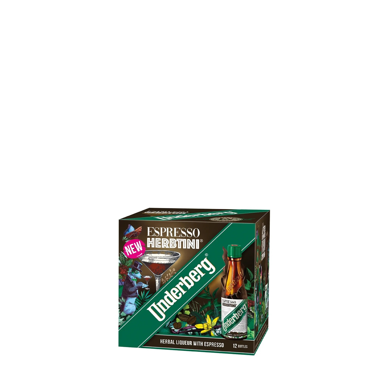 Underberg BITTER Espresso  Herbtini Pack 12 x 0.02L 240 ml