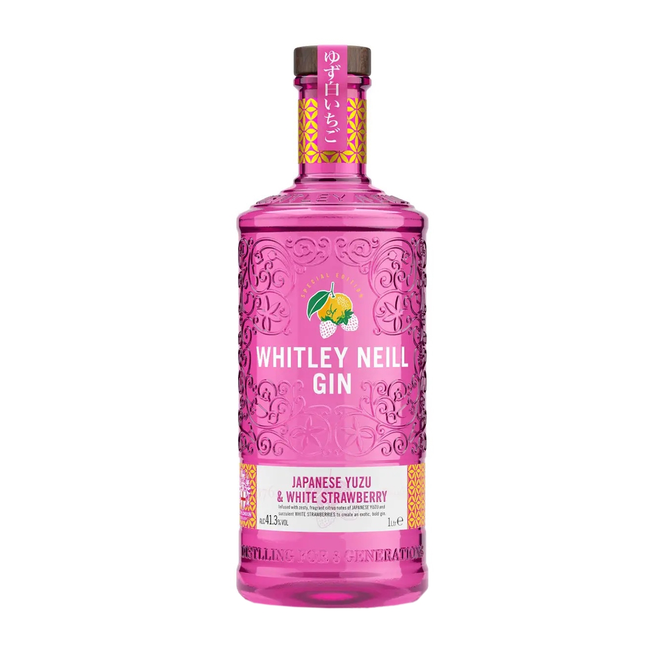 Whitley Neill  FLAVOURED GIN Japenese Yuzu & White Strawberry  1000 ml
